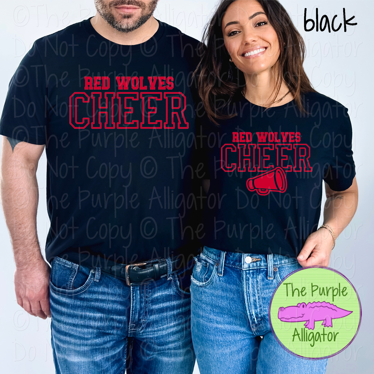 Red Wolves Cheer 52 - Custom Cheer Spirit Wear Mascot Apparel 0626 TPA