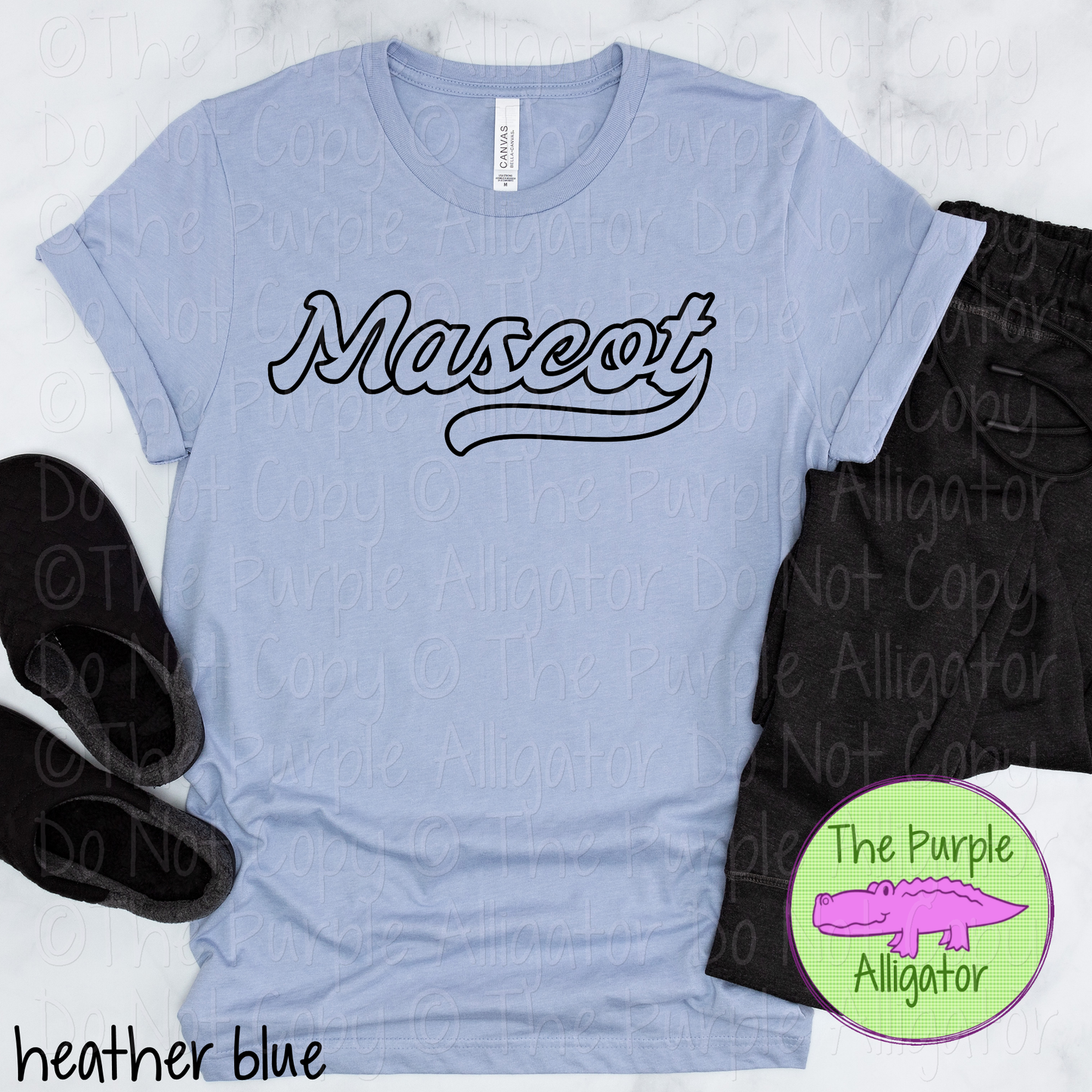 YOUR MASCOT Swingline Hollow – The Outline Series | Retro Outlined Script Apparel 1125 TPA