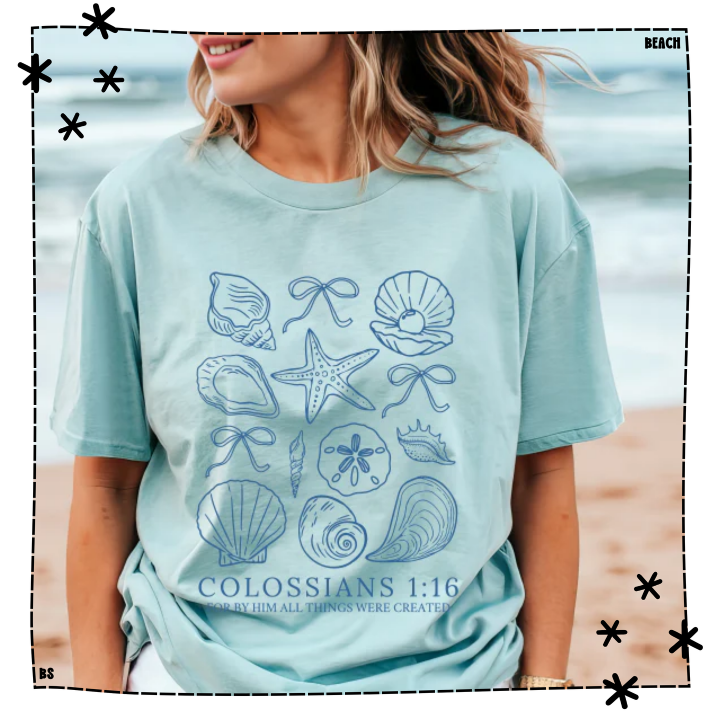 Sea Shell Collage Colossians WEEKLY DROP