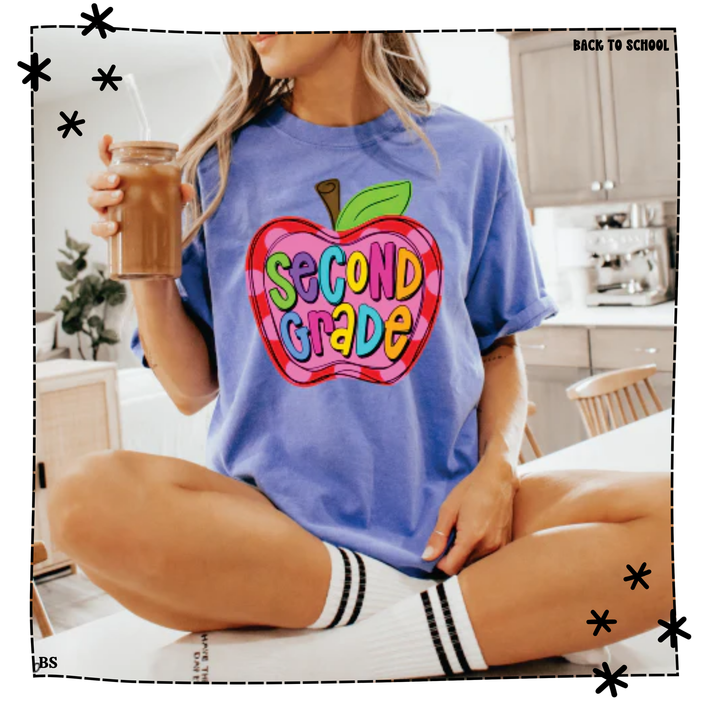 Second Grade Apple Pink Dots WEEKLY DROP