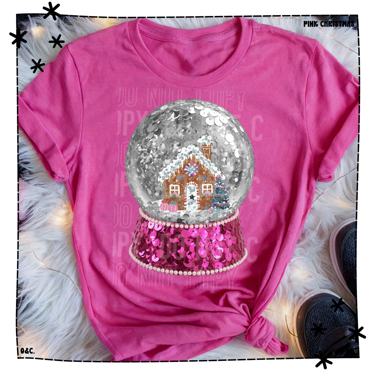 Snowglobe Faux Sequins WEEKLY DROP