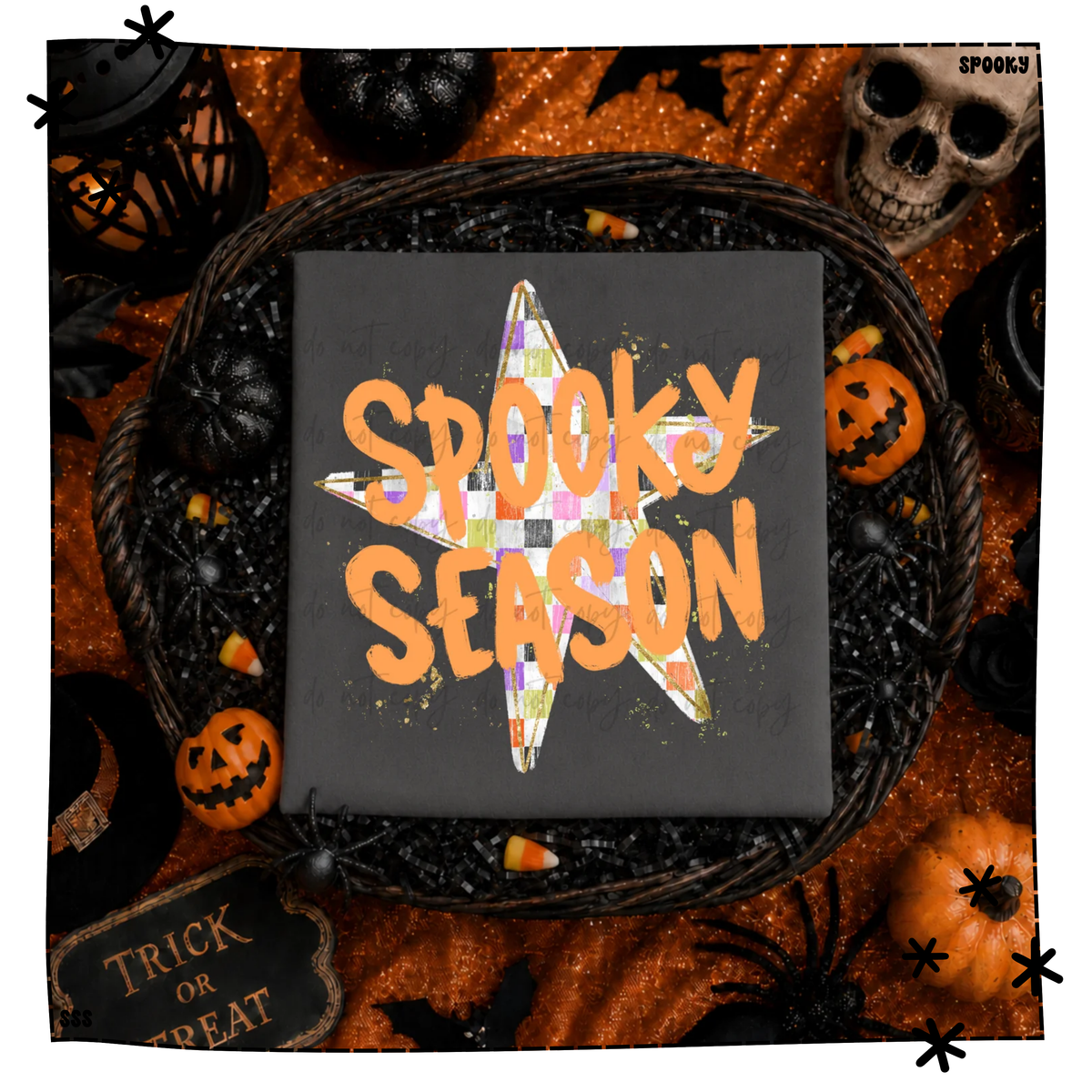 Spooky Season Checker Star WEEKLY DROP