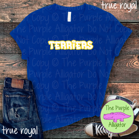 Terriers Alley Bounce - The Graffiti Series - Graffiti Style Custom Spirit Wear Mascot & School Apparel 0526 TPA