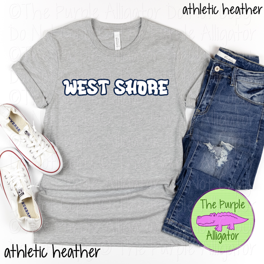 West Shore Alley Bounce - The Graffiti Series - Graffiti Style Custom Spirit Wear Mascot & School Apparel 0526 TPA