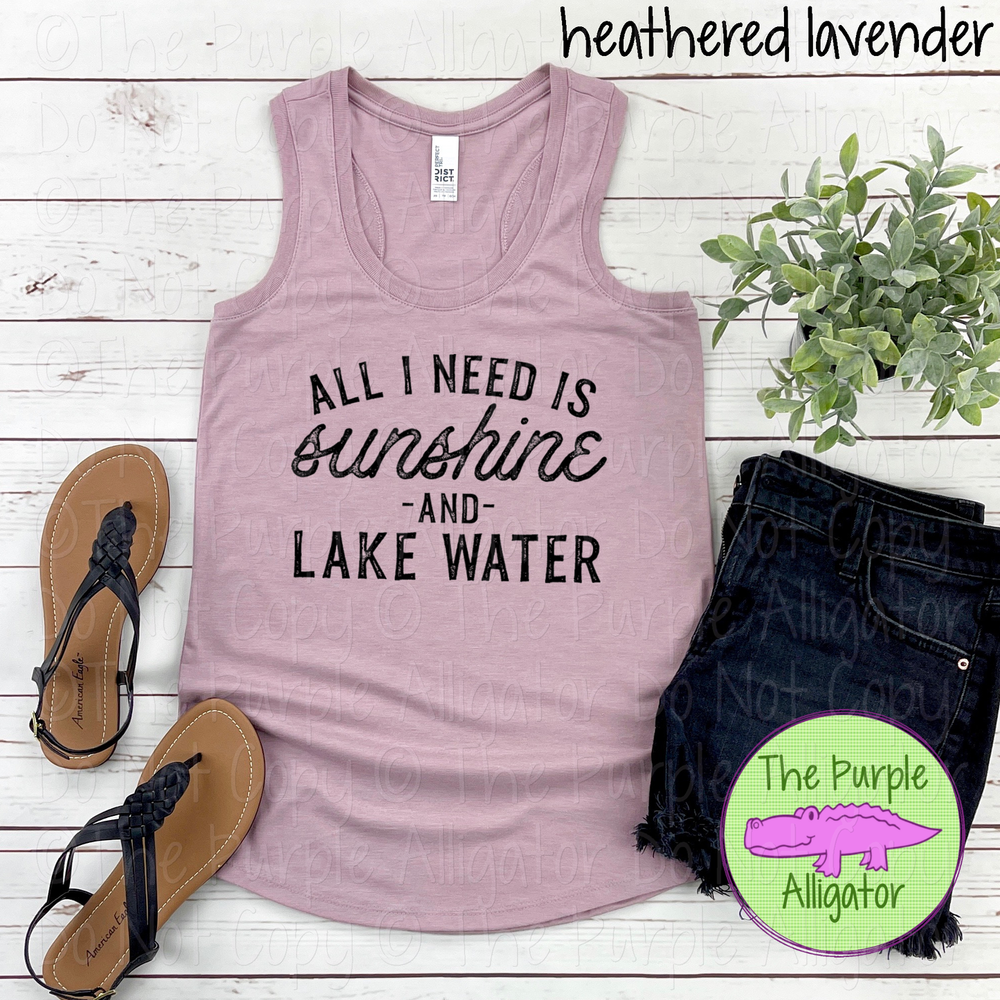 All I Need Is Sunshine and Lake Water – Lake Life Summer Vacation Apparel 0523 HMD