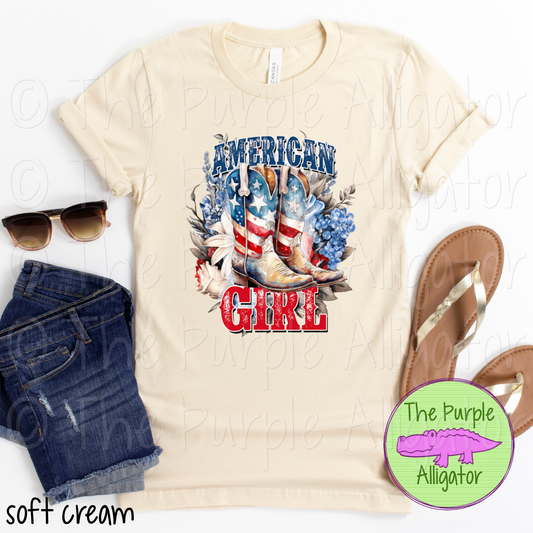 American Girl Flag Boots (d2f EPC)
