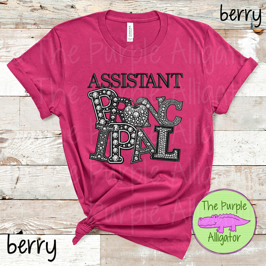 Assistant Principal Faux Rhinestones (d2f TED)