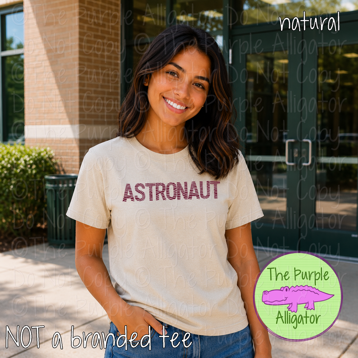 Astronaut Ripple Effect – Custom School & Mascot Spirit Wear 1026 TPA