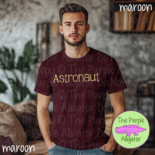 Astronaut Distorted | Bold Brush Stroke Spirit Wear Design – Rough Distorted School Style | CHOOSE YOUR TEXT COLOR - 0825 (d2f TPA)