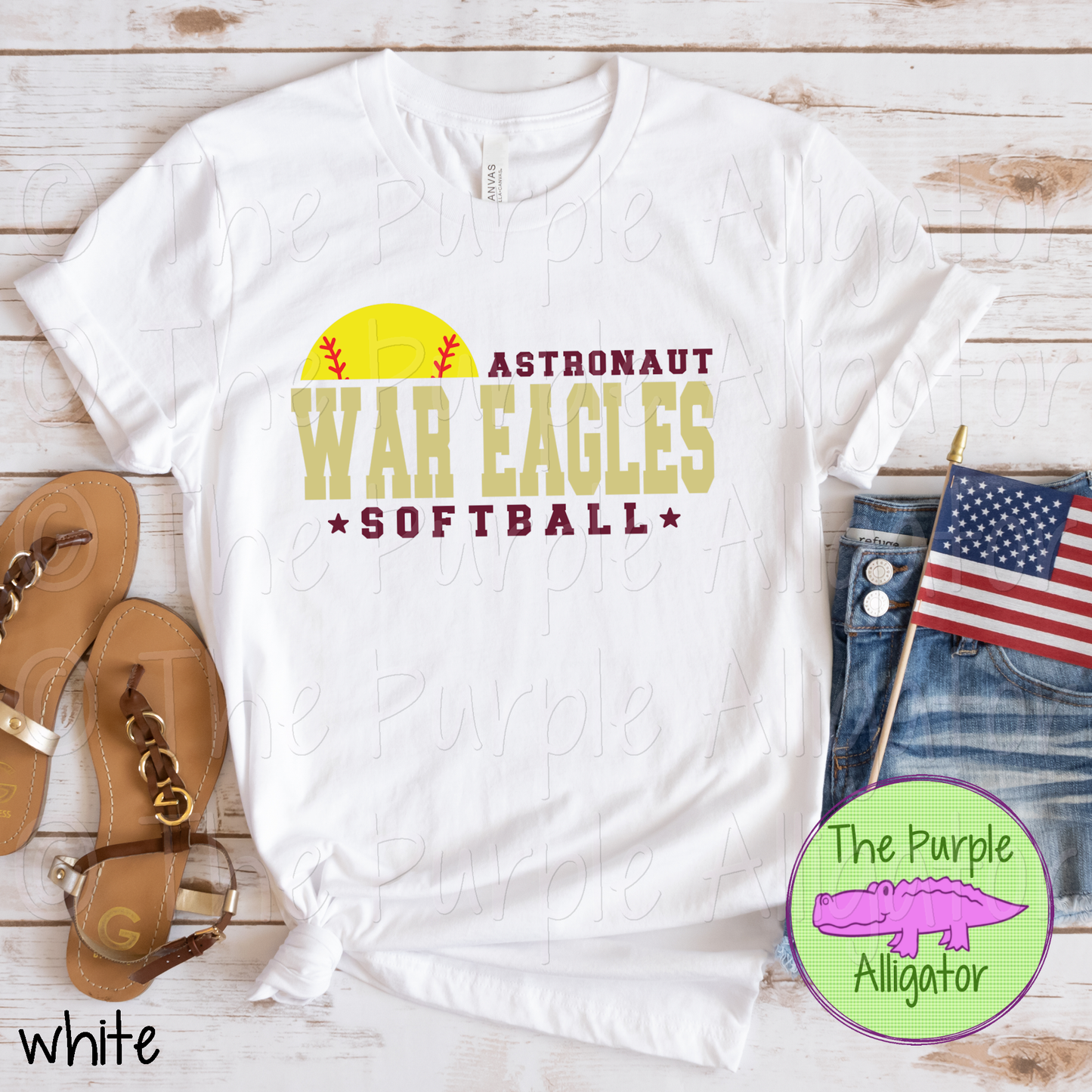 Astronaut War Eagles Softball SC17 School Spirit (d2f TPA)