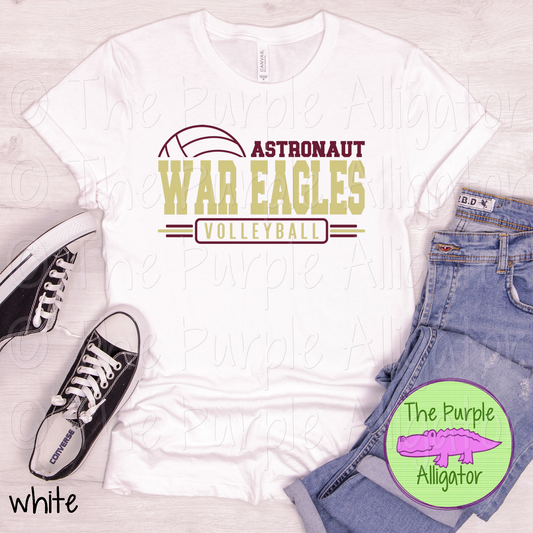 Astronaut War Eagles Volleyball SC13 School Spirit (d2f TPA)