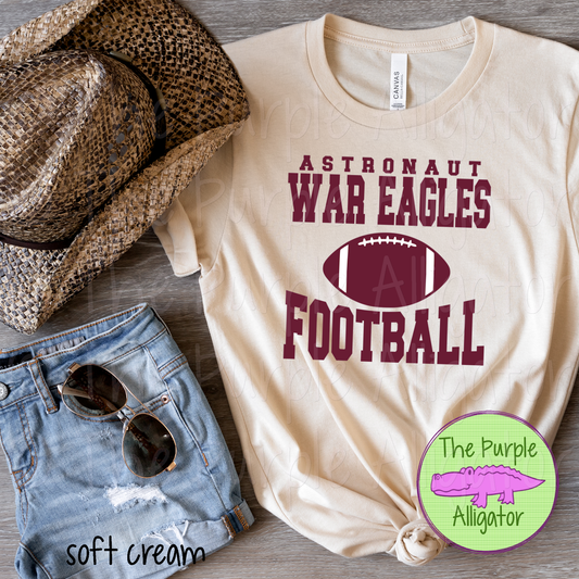 Astronaut War Eagles Football SC3 School Spirit (d2f TPA)