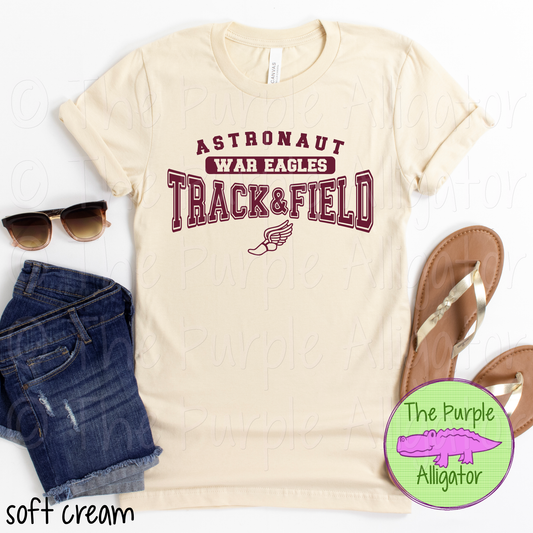 Astronaut War Eagles Track & Field SC3 School Spirit (d2f TPA)