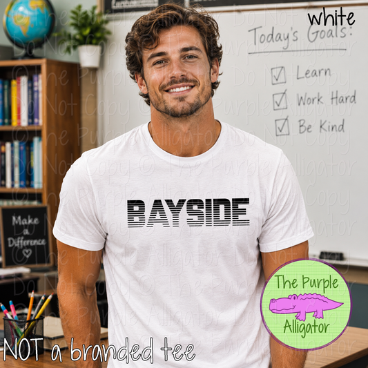 Bayside Championship – Bold Striped Game Day Spirit Apparel, Sports Fan Gear 0524 TPA