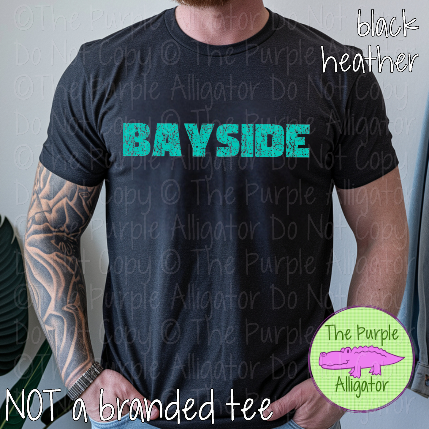 Bayside Hardline The Grunge Series Distressed Block Athletic Spirit Wear 0326 TPA