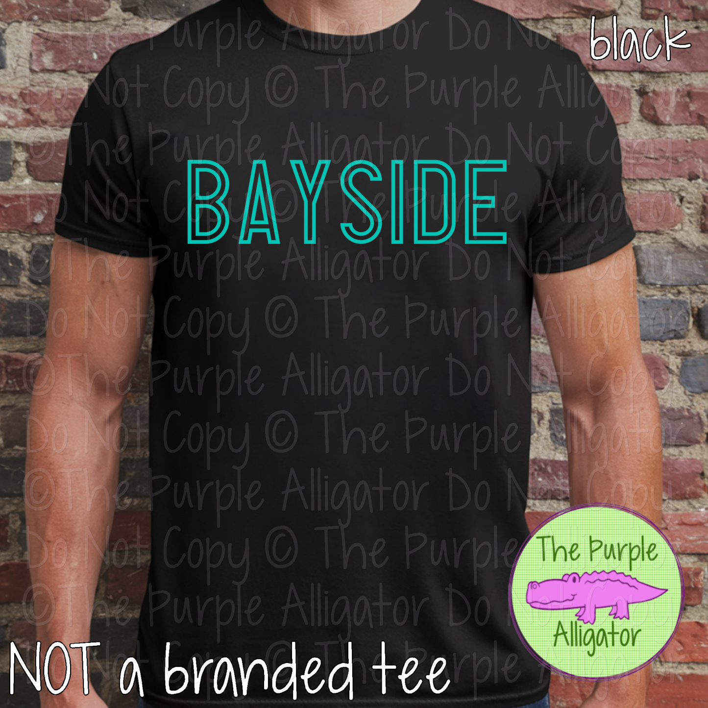 Bayside Iron Line - The Outline Series | Outline Spirit Wear Shirt - Bold Modern Block Design 0226 TPA