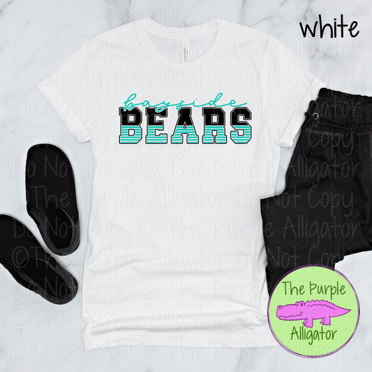 Bayside Bears Team Player Stripe – Custom Spirit Wear School & Mascot Apparel 0424 TPA
