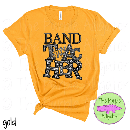 Band Teacher Faux Rhinestones (d2f TED)