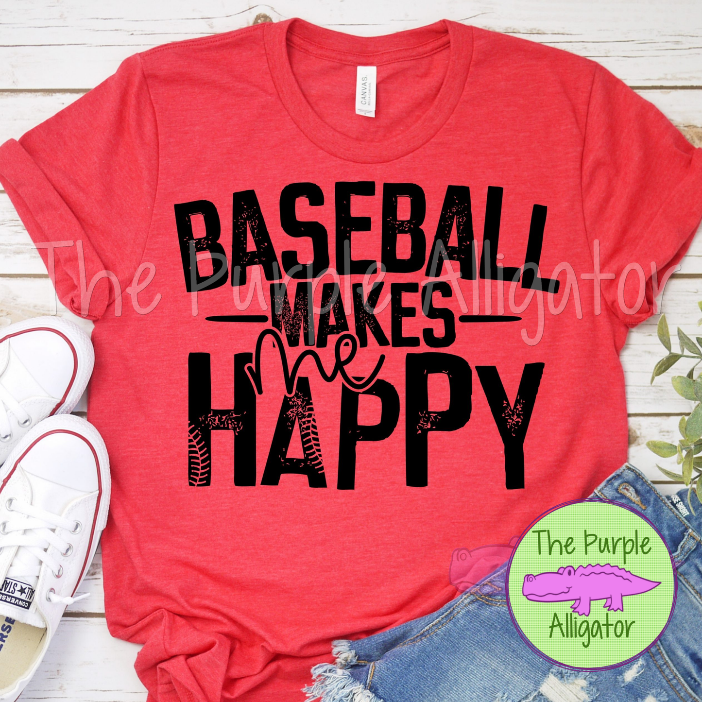 Baseball Makes Me Happy (b SCA)