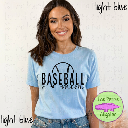 Baseball Mom - Choose Your Design Color - 0424 (d2f SDS)