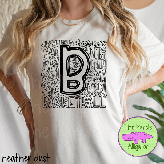 Basketball Typeset - CHOOSE YOUR DESIGN COLOR (d2f TPA)