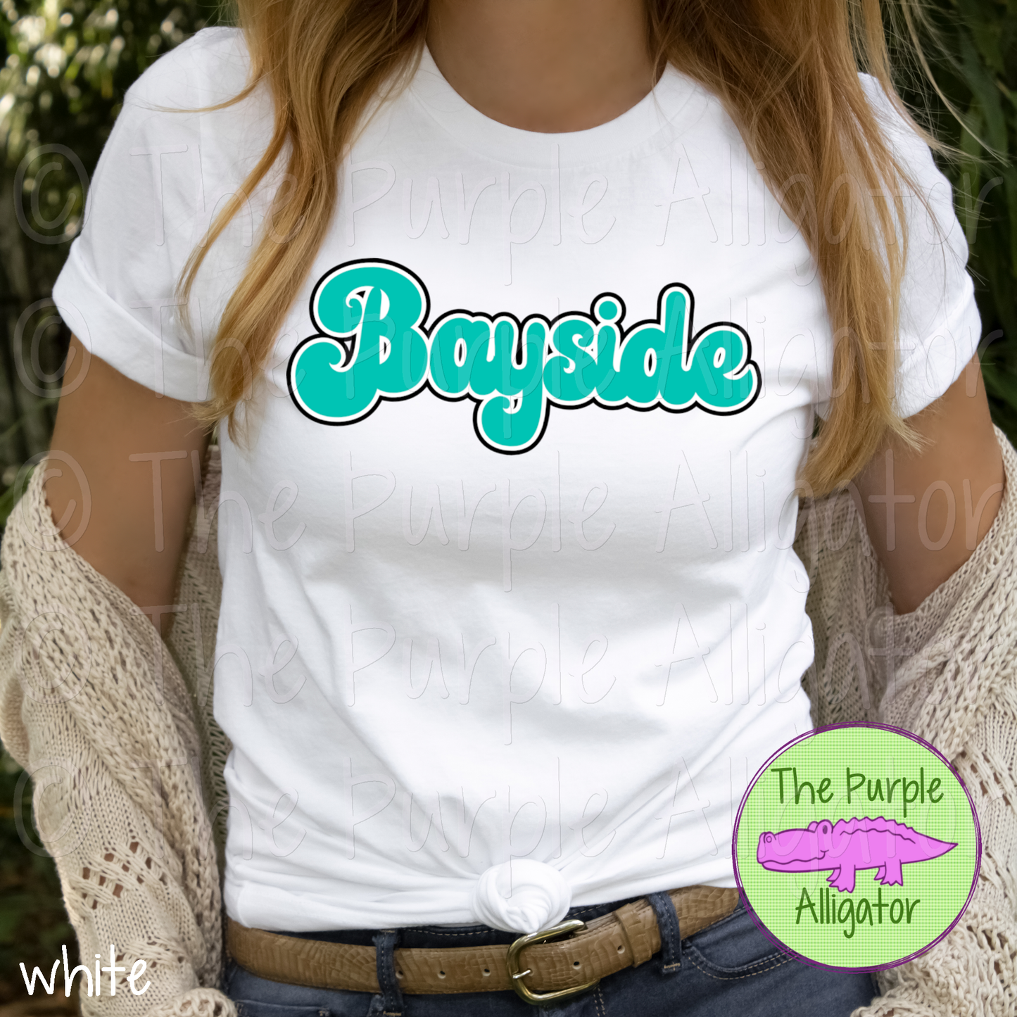 Bayside Retro Bubble School Spirit - CHOOSE YOUR DESIGN COLORS (d2f TPA)