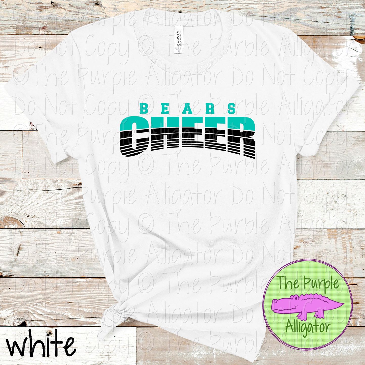 Bears Cheer 39 - Vintage Arch Custom Cheer Spirit Wear Mascot Apparel 0626 TPA