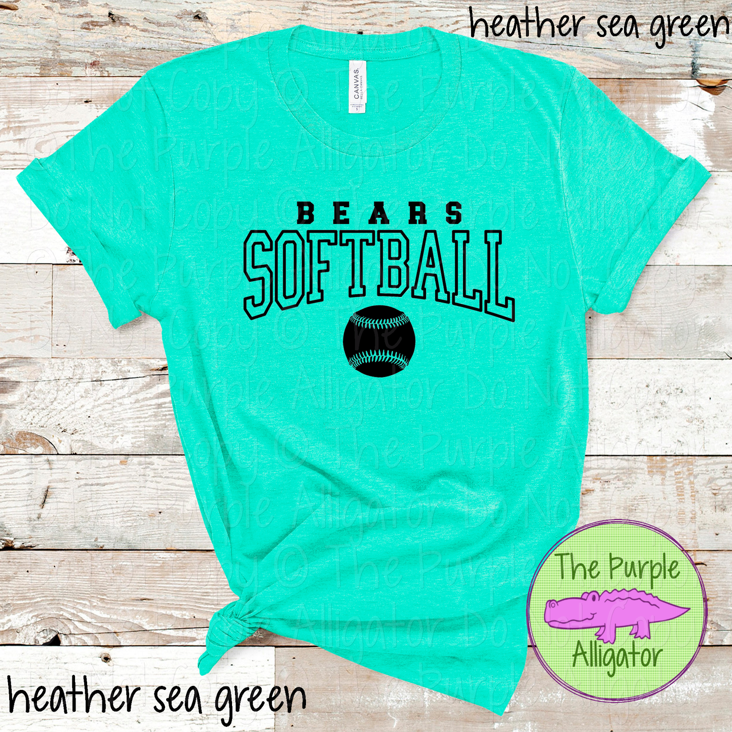 Bears Softball 42 - Custom Softball Team Spirit Wear Mascot Apparel 0726 TPA