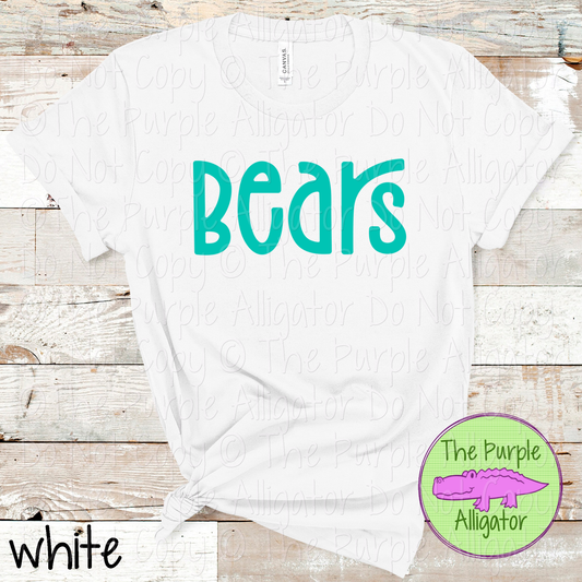 Bears Happy Bro | Fun & Playful School Spirit Wear for Teachers, Students & Fans – CHOOSE YOUR DESIGN COLORS - 0825 (d2f TPA)