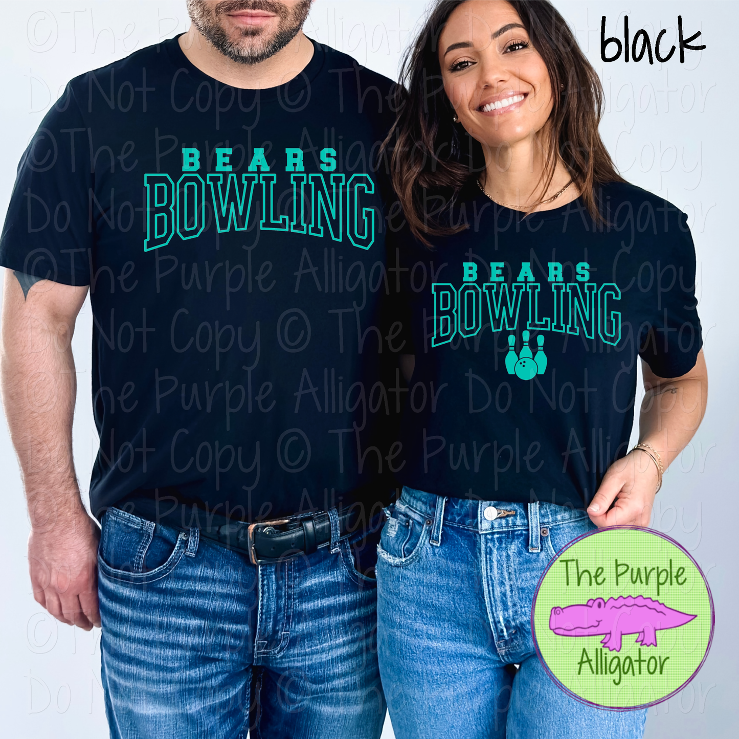 Bears Bowling 9 - Custom Bowling Spirit Wear Mascot Apparel 0626 TPA