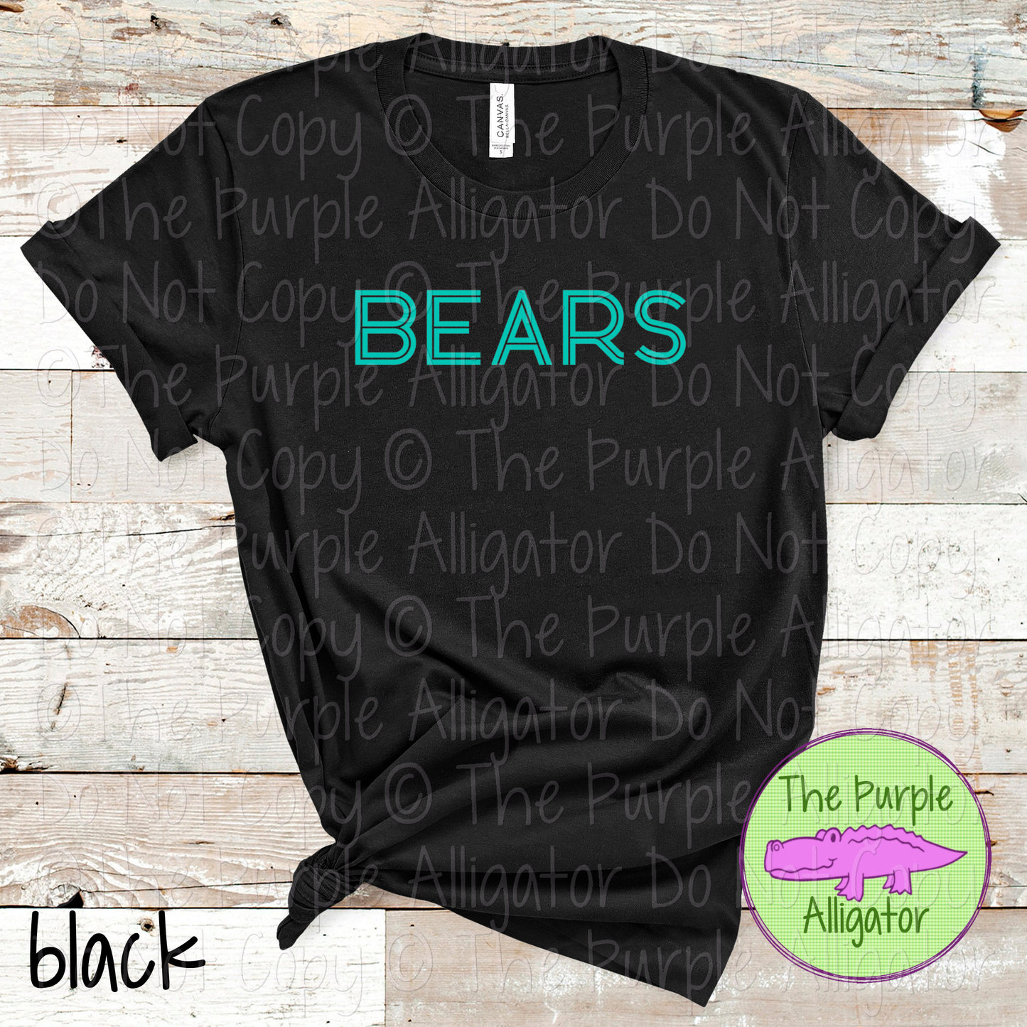 Bears Dualline Classic – The Retro Line Series Vintage Double Line Lettering Custom Spirit Wear 0426 TPA