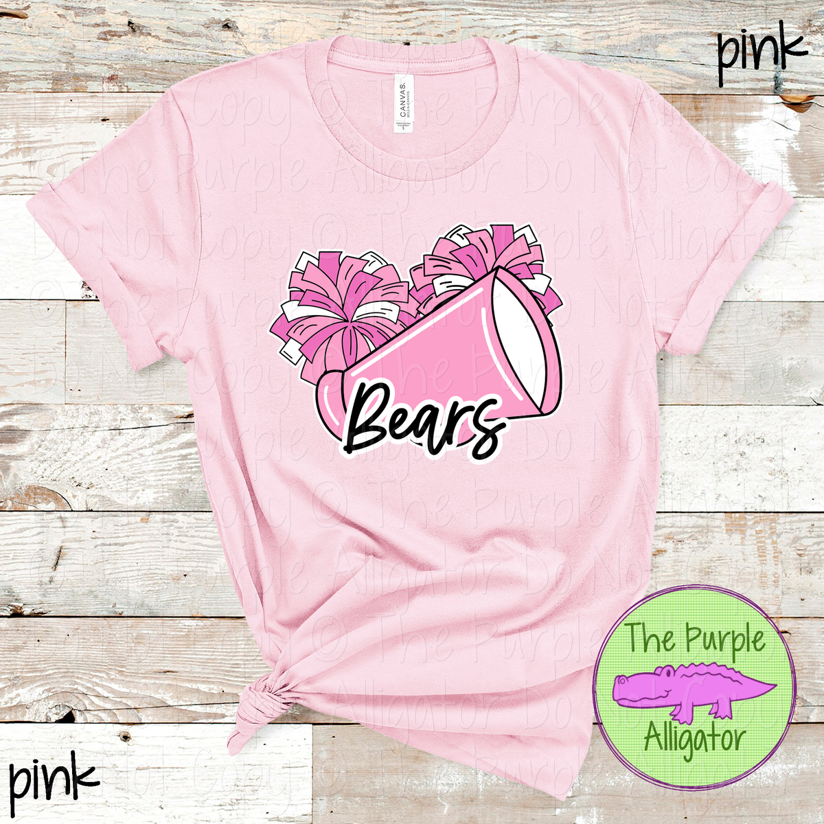 Bears Spirit Shout Pink Out – Breast Cancer Awareness Cheer Spirit Wear 0926 TPA