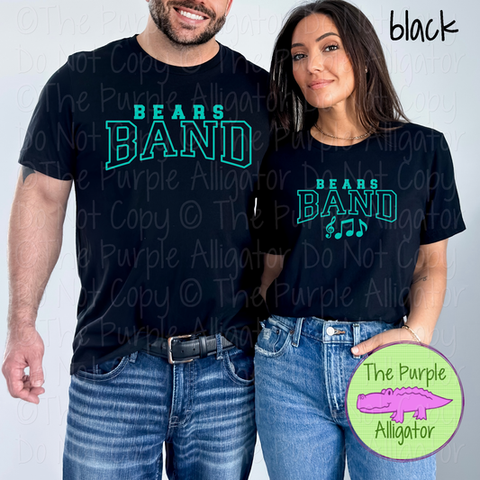 Bears Band 34 - Custom Band Spirit Wear Mascot Apparel 0626 TPA