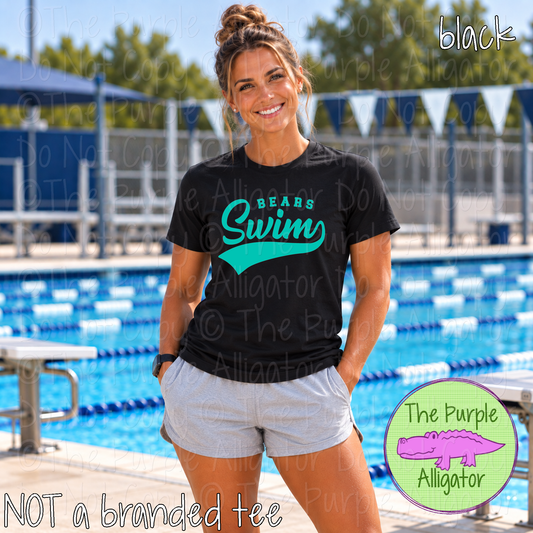 Bears Swim 13 – Classic Swash Custom Swim Spirit Wear Mascot Apparel 1026 TPA