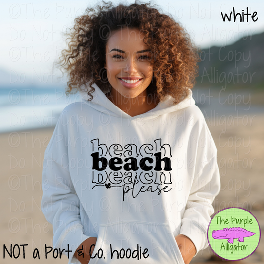 Beach Please Stack – Coastal Summer Beach Life Funny Vacation Graphic Apparel 0424 SDS