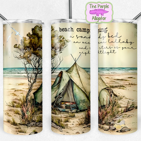 Beach Camping (BT) 20oz Tumbler