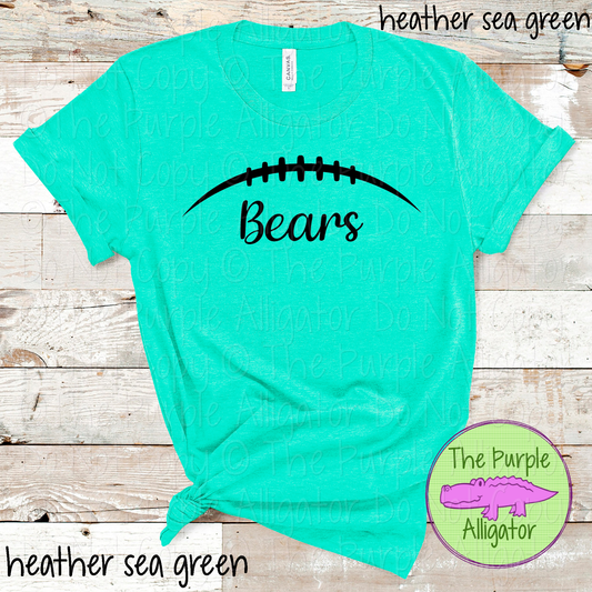 Bears Football | Custom School Spiritwear | Game Day Football Fan Apparel - CHOOSE YOUR DESIGN COLOR 0824 (d2f AMD)