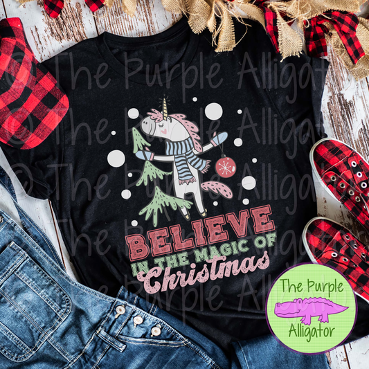 Believe in the Magic of Christmas Unicorn 1124 (d2f HMD)