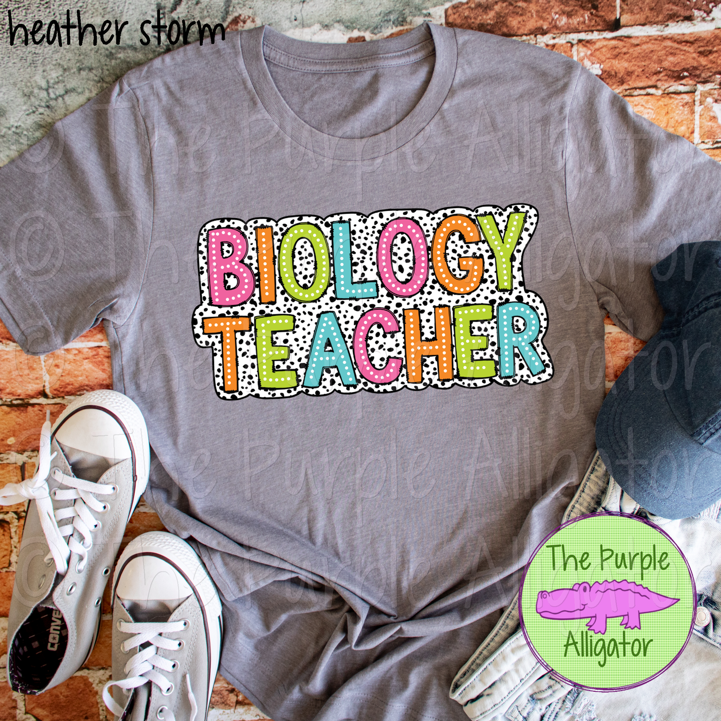 Biology Teacher Dalmatian Dots 0724 (d2f TBA-DF-CF)