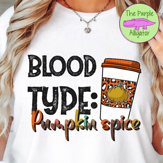 Blood Type: Pumpkin Spice (d2f TSp)