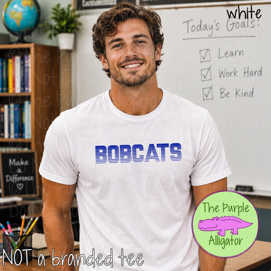Bobcats Championship – Bold Striped Game Day Spirit Apparel, Sports Fan Gear 0524 TPA