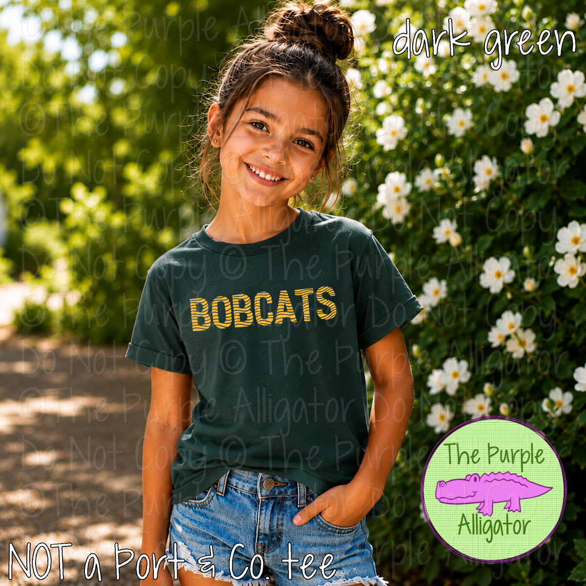 Bobcats Ripple Effect – Custom School & Mascot Spirit Wear 1026 TPA