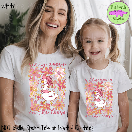 Boho Floral Goose Silly Goose on the Loose 0325 (d2f TRA)