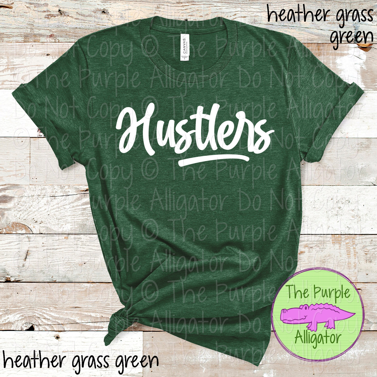 Hustlers Bold Flow - The Signature Series | Bold Handwritten Spirit Wear Design for Students, Staff & Fans - CHOOSE YOUR DESIGN COLOR 0725 (d2f TPA)