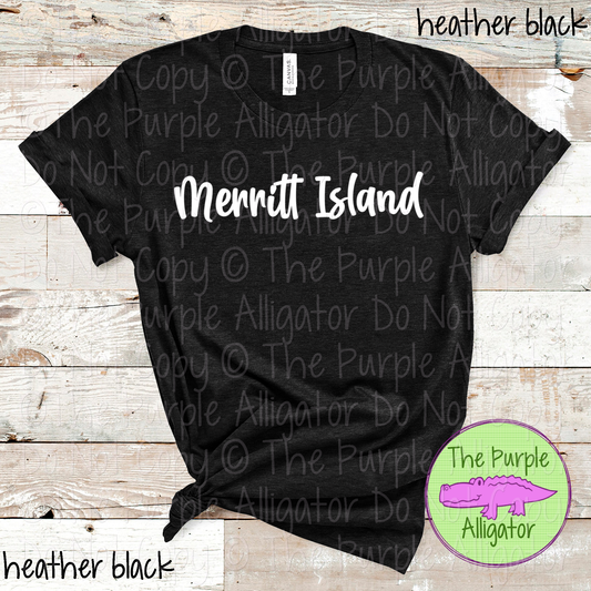 Merritt Island Bold Flow | Bold Handwritten Spirit Wear Design for Students, Staff & Fans - CHOOSE YOUR DESIGN COLOR 0725 (d2f TPA)