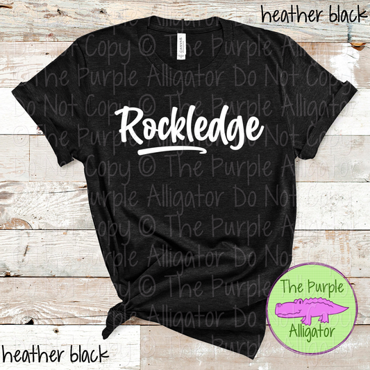 Rockledge Bold Flow | Bold Handwritten Spirit Wear Design for Students, Staff & Fans - CHOOSE YOUR DESIGN COLOR 0725 (d2f TPA)