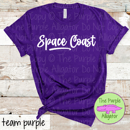 Space Coast Bold Flow | Bold Handwritten Spirit Wear Design for Students, Staff & Fans - CHOOSE YOUR DESIGN COLOR 0725 (d2f TPA)