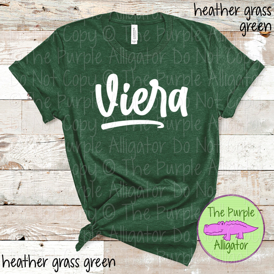 Viera Bold Flow | Bold Handwritten Spirit Wear Design for Students, Staff & Fans - CHOOSE YOUR DESIGN COLOR 0725 (d2f TPA)
