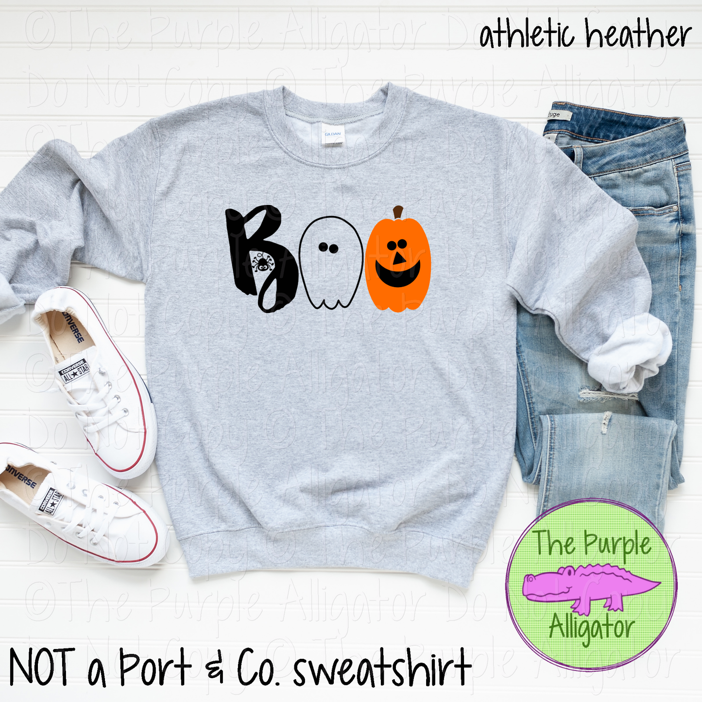 Boo Ghost Pumpkin | Cute Halloween Ghost and Pumpkin Graphic Tee for Women 0917 IDK