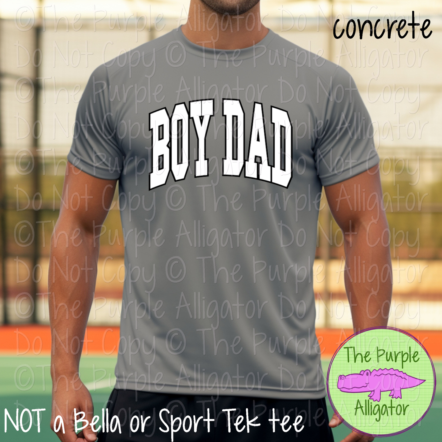 Boy Dad Arched - Choose Your Design Color - 0523 (d2f DS)